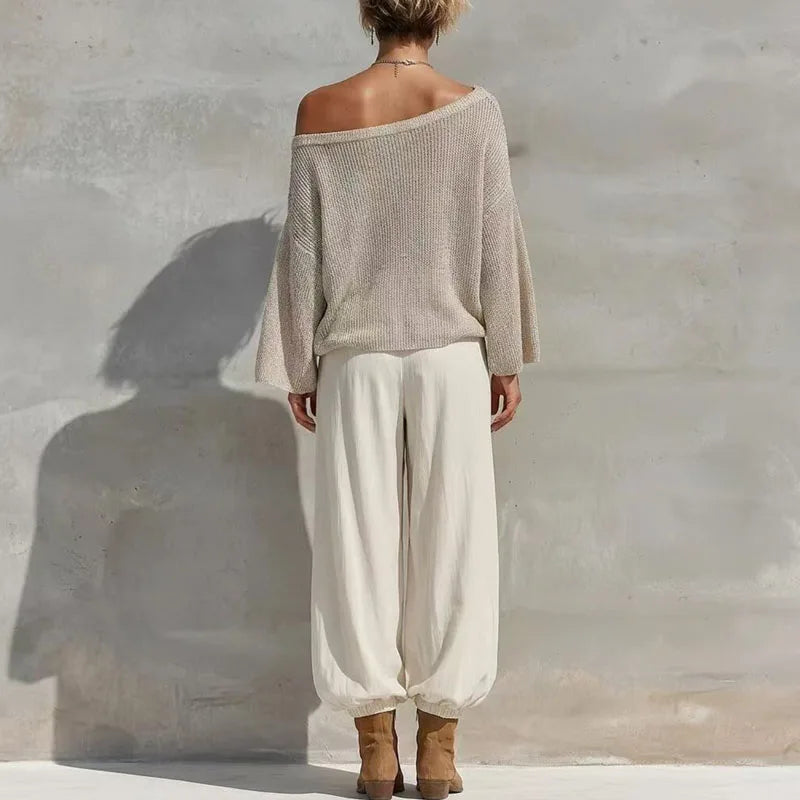 Narissa Knit One Shoulder Set