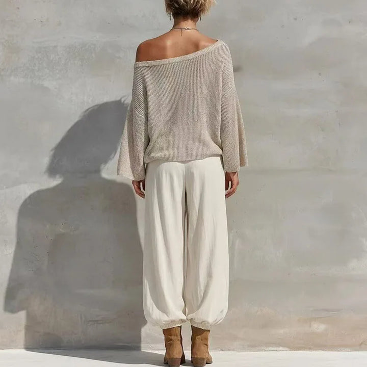 Narissa Knit One Shoulder Set