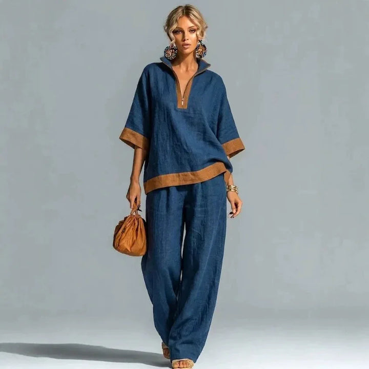 Opehlia Summer Linen Matching Set
