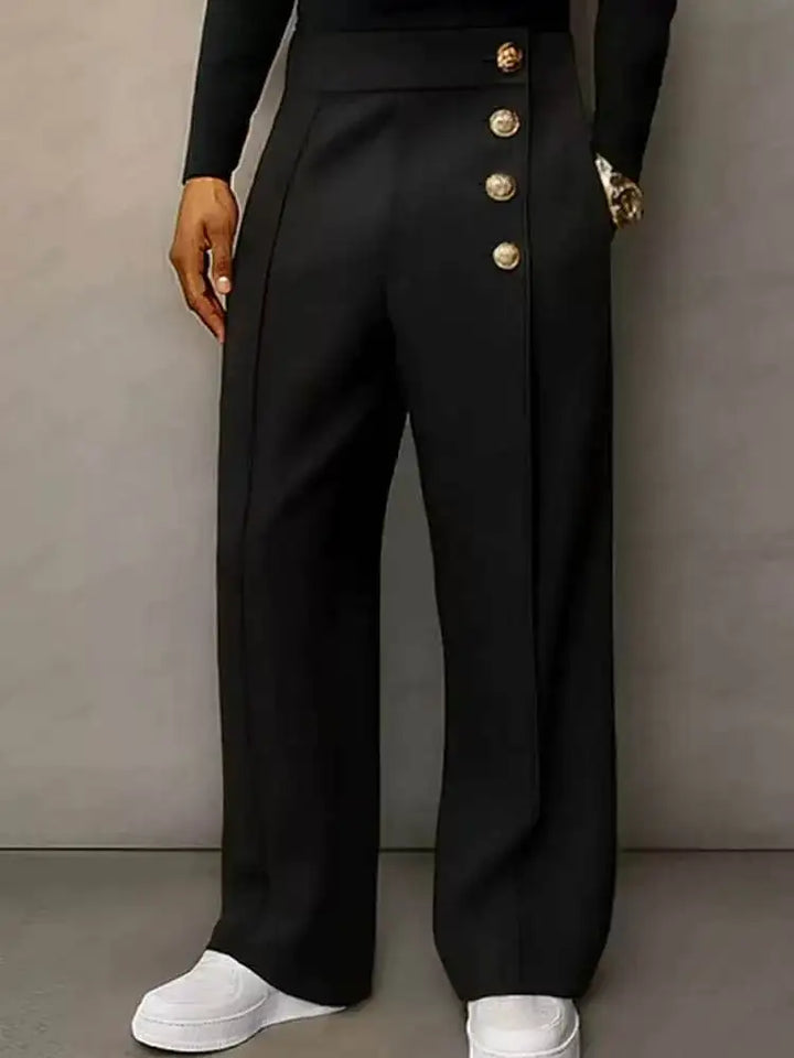 Torian Button Front Trousers