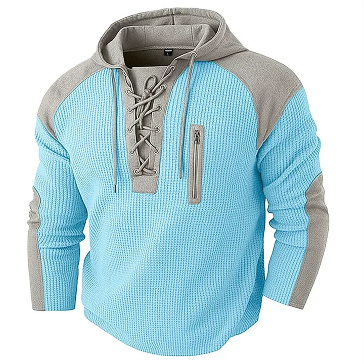 Torvald Lace Up Hoodie