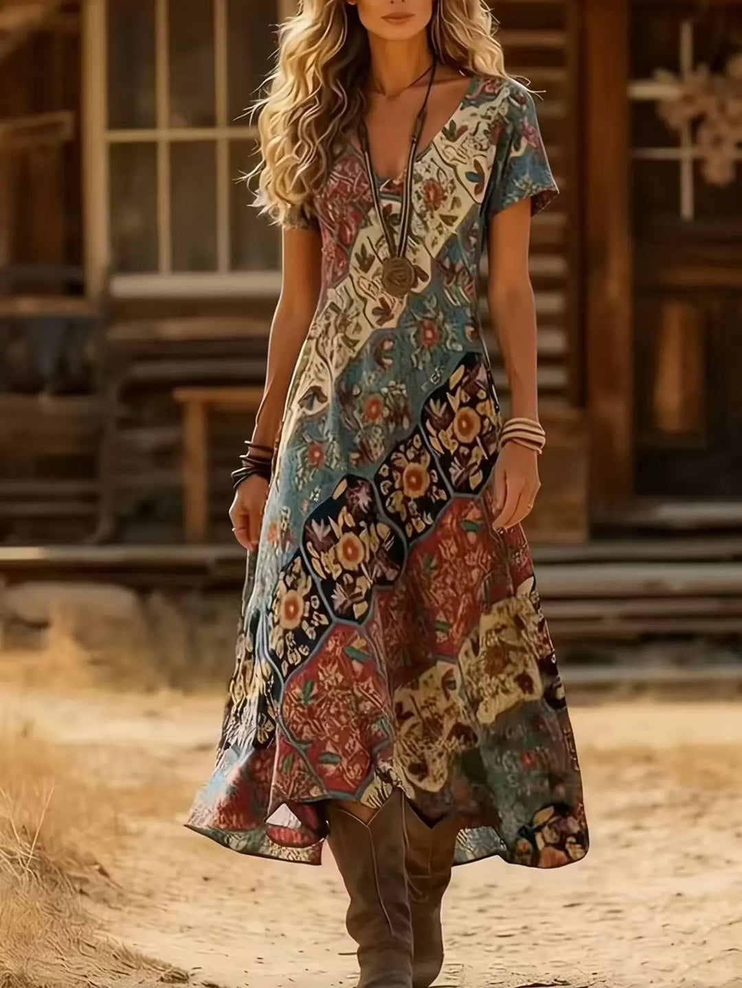 Erica Tie Dye Maxi Dress