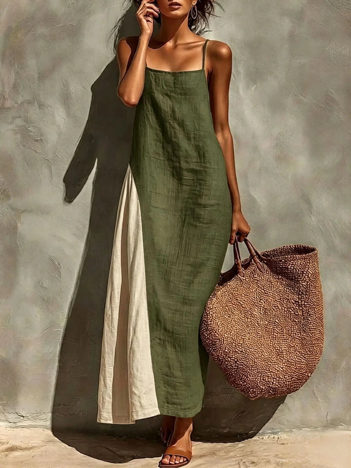 Lillian Relaxed Linen Maxi Dress