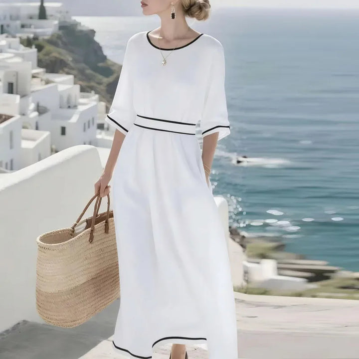 Jamie Contrast Trim Maxi Dress