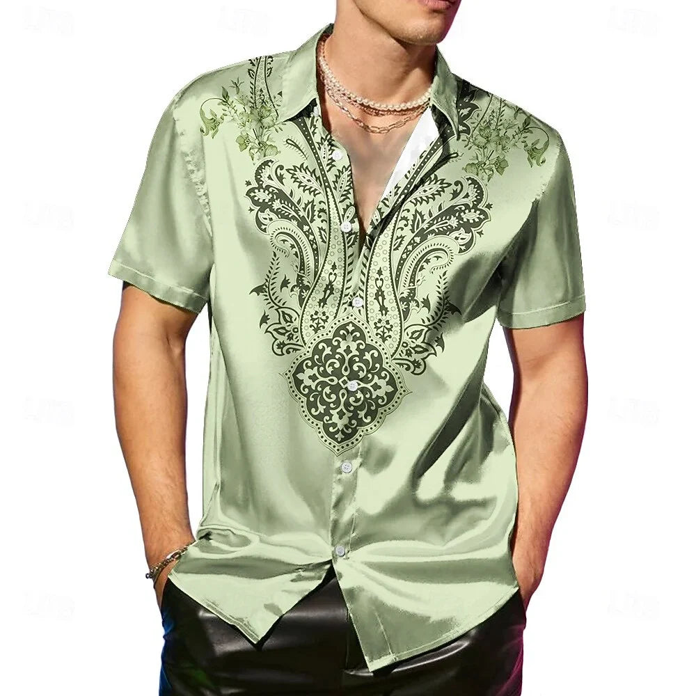 Henderson Relaxed Fit Paisley Button Shirt