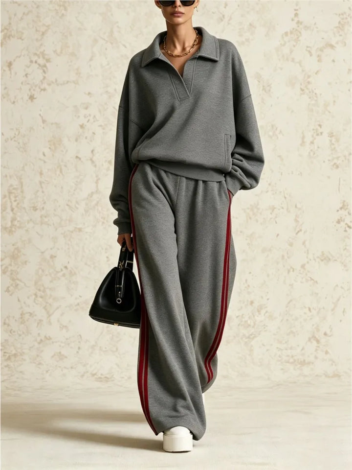 Amoret Contrast Stripe Travel Set