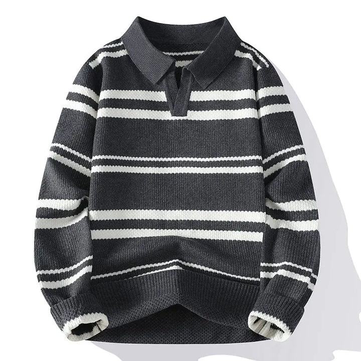 Torvin Split Collar Polo Sweater