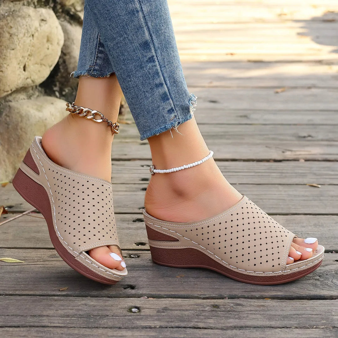 Clara Comfortable Slip On Sandals