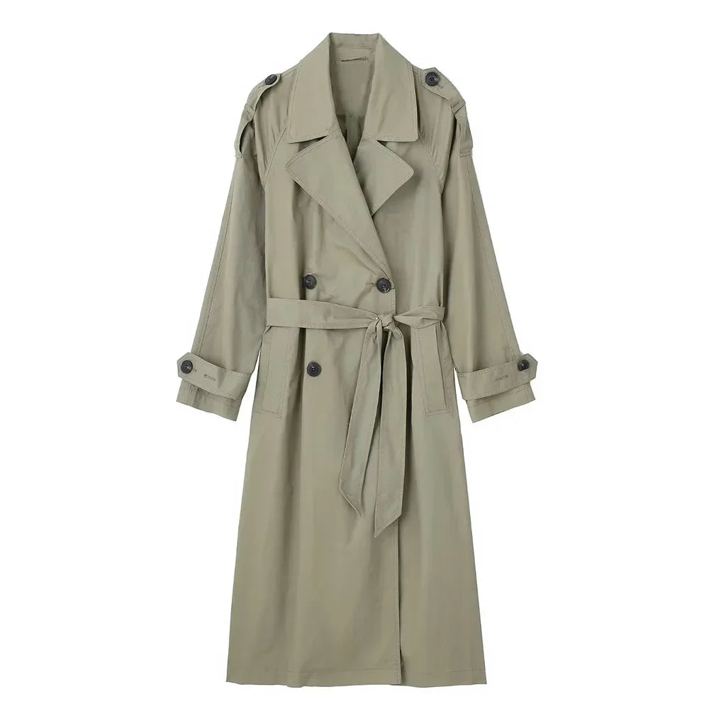 Harriet Double Breasted Trench Coat