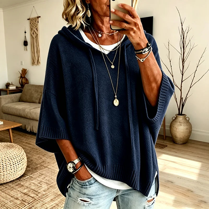 Daisy Knit Oversized Pullover