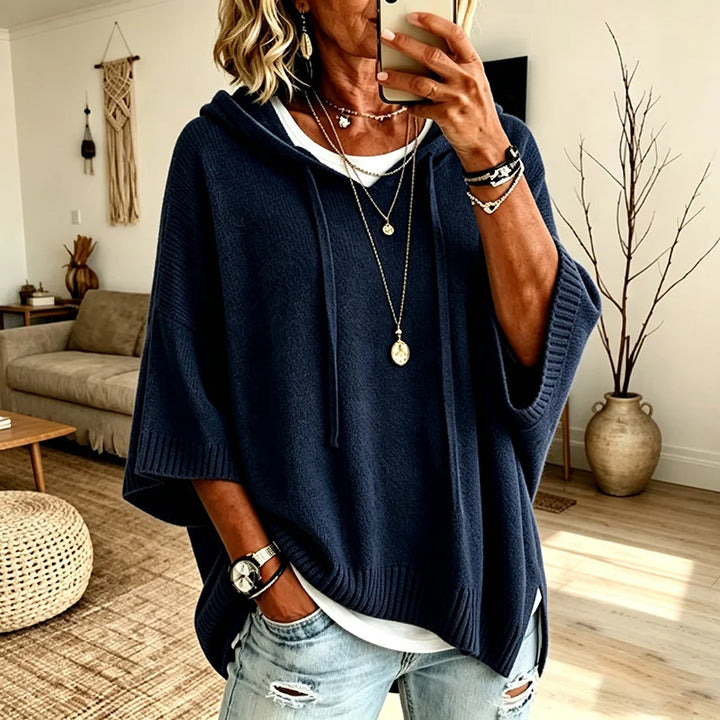 Daisy Knit Oversized Pullover