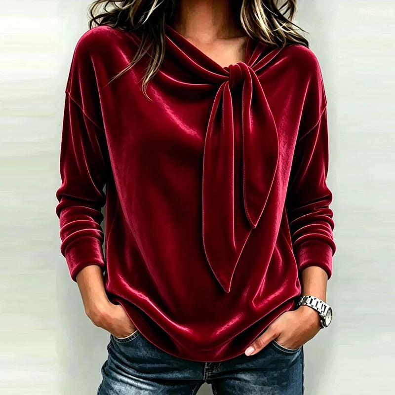 Marielle Bow Neck Pullover