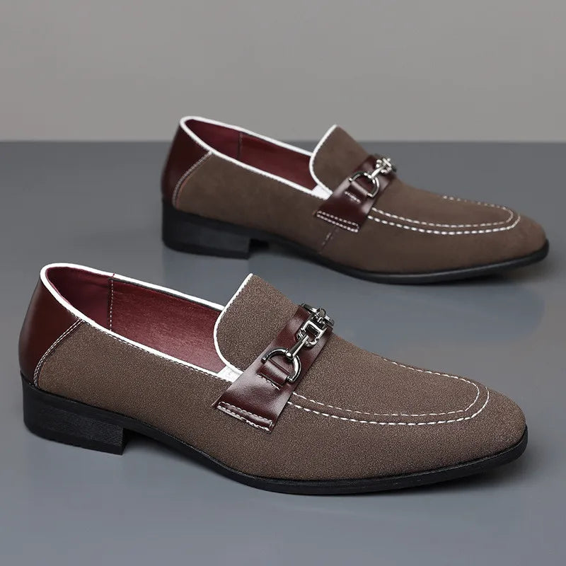 Dunhill Refined Suede Loafers