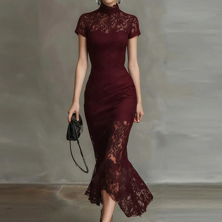 Arabella Lace Wedding Guest Dress