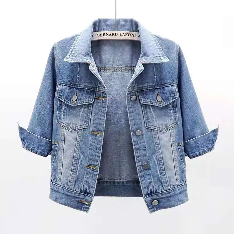 Georgina Cropped Denim Jacket