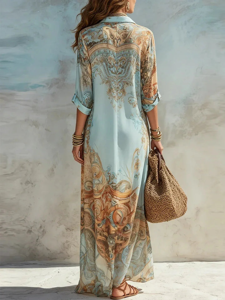 Josephine Elegant Boho Maxi Dress