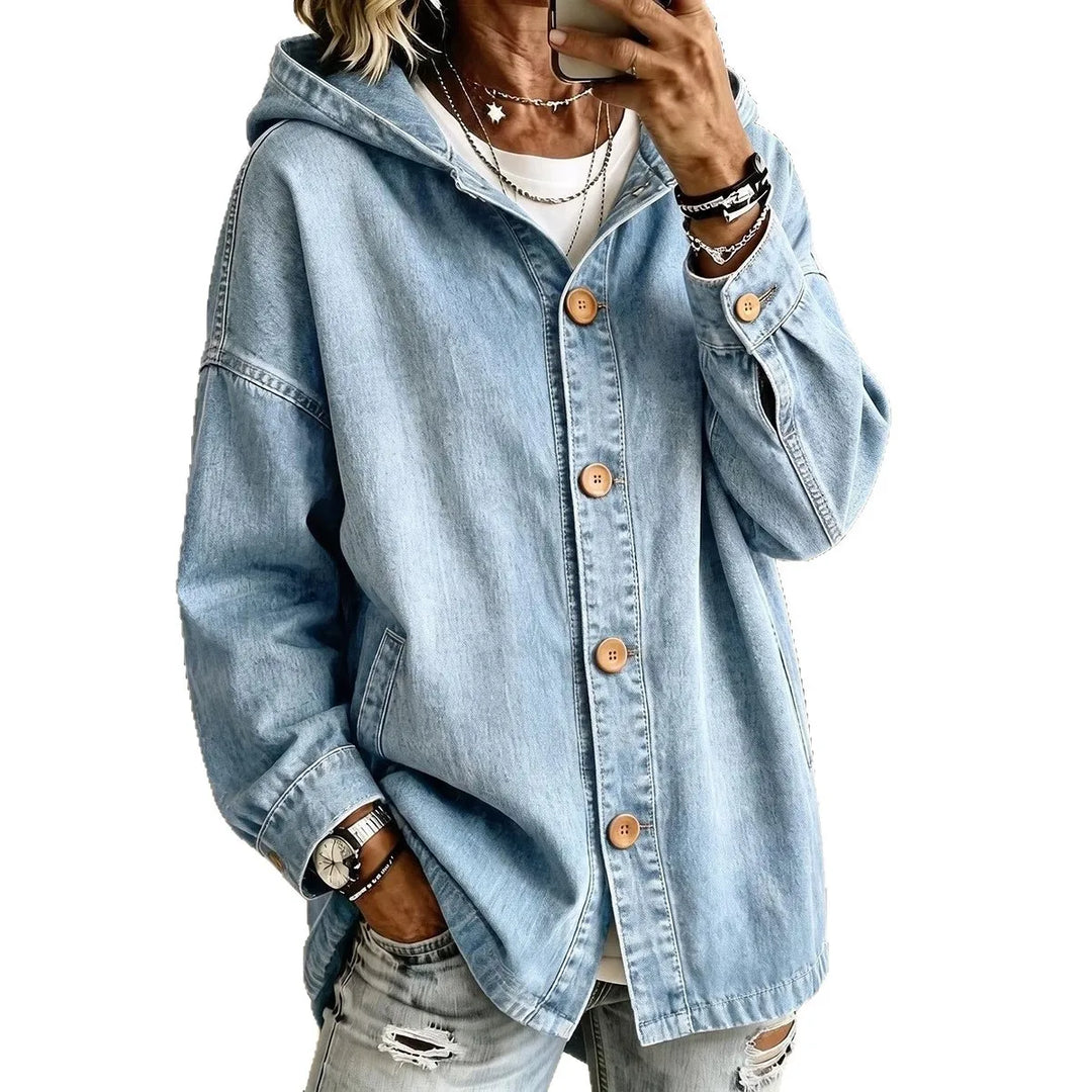 Aveline Hooded Denim Jacket