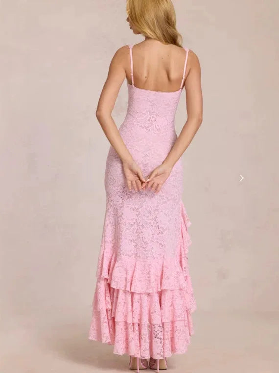 Wynna Elegant Ruffle Maxi Dress