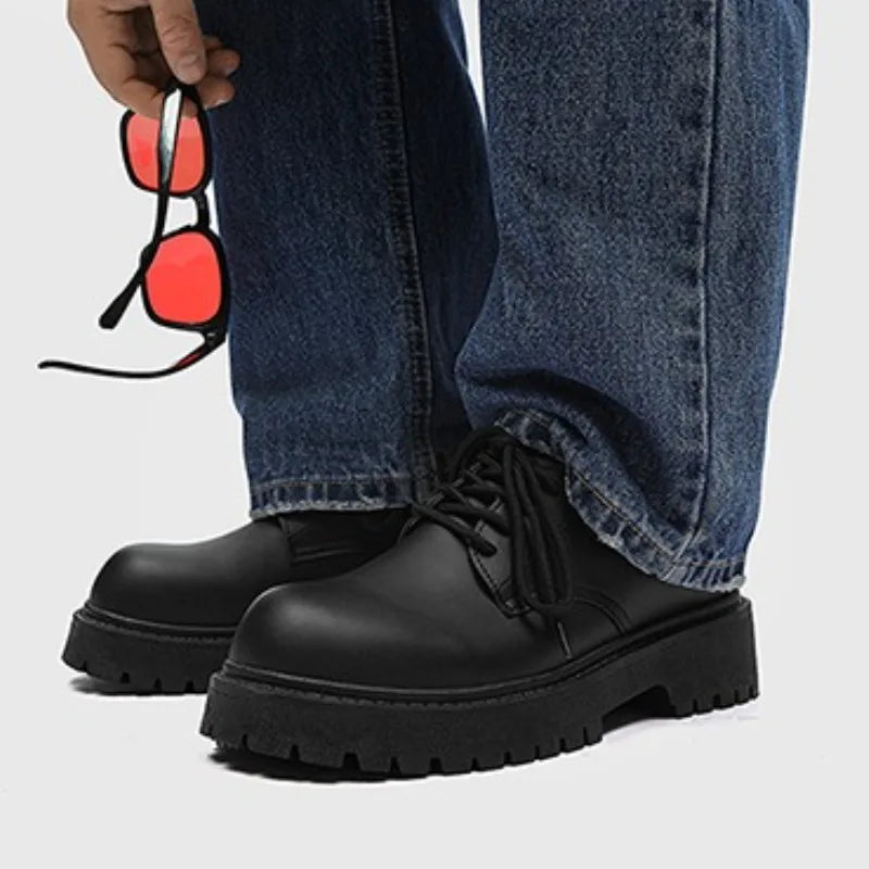 Oscar Chunky Sole Leather Shoes