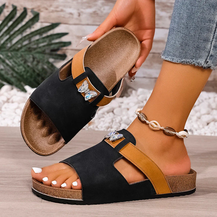 Paloma Cork Slide Sandals