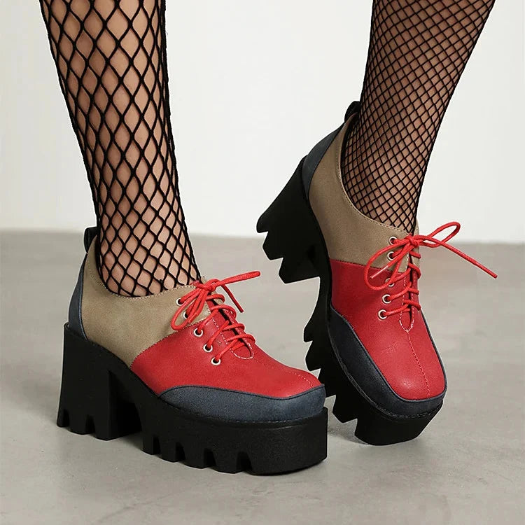 Sylvie Platform Lace-Up Shoe