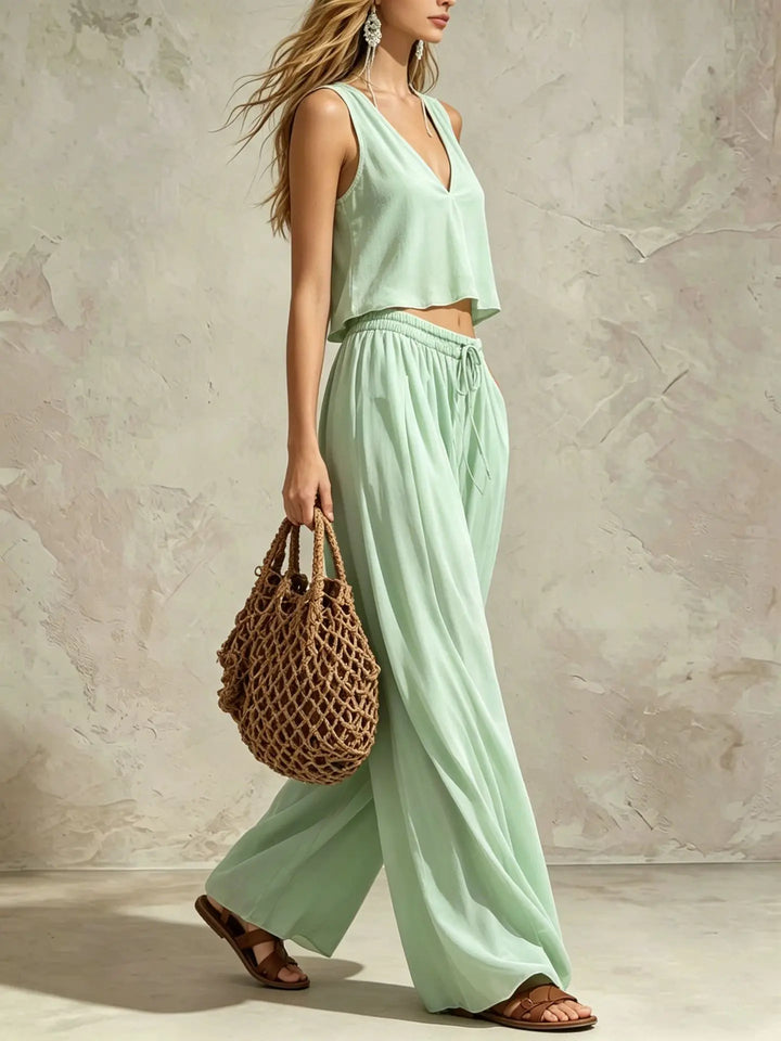 Lyra Casual Summer Trouser Set