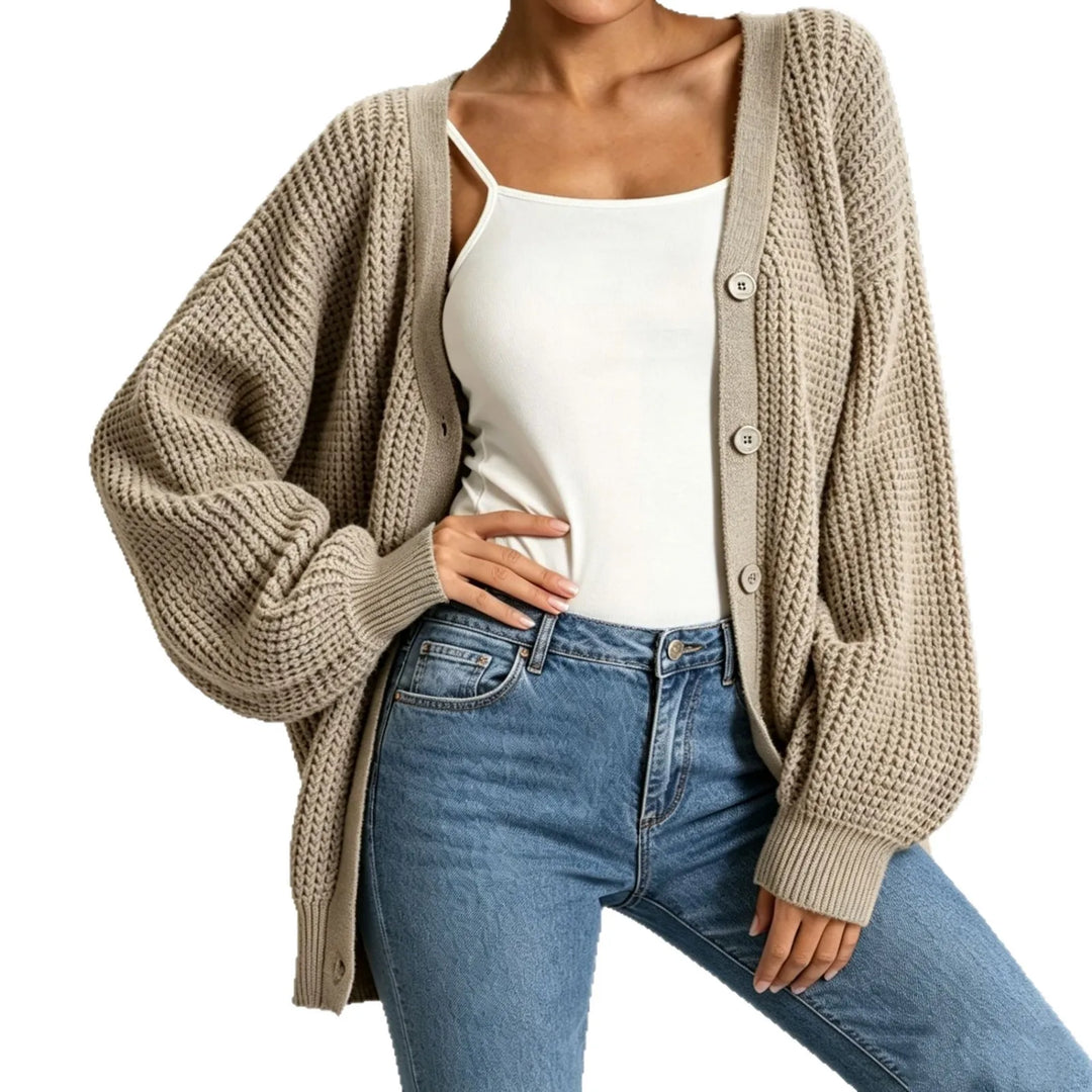 Maren Waffle Knit Cardigan