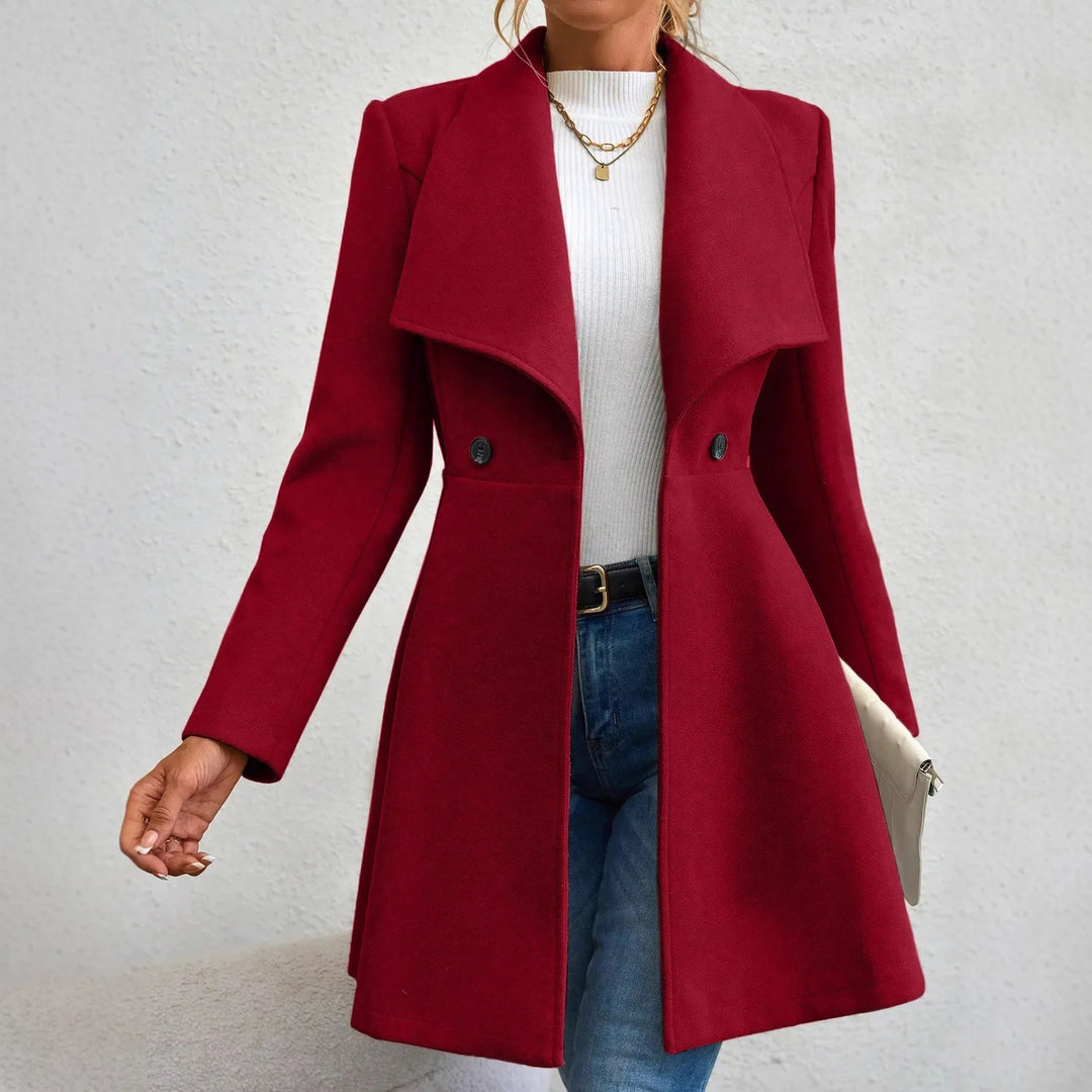 Fenley Waterfall Collar Coat