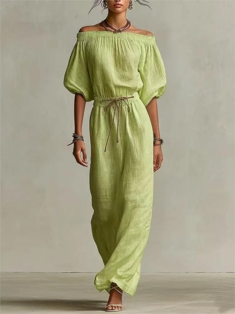 Dorothy Off Shoulder Maxi Dress