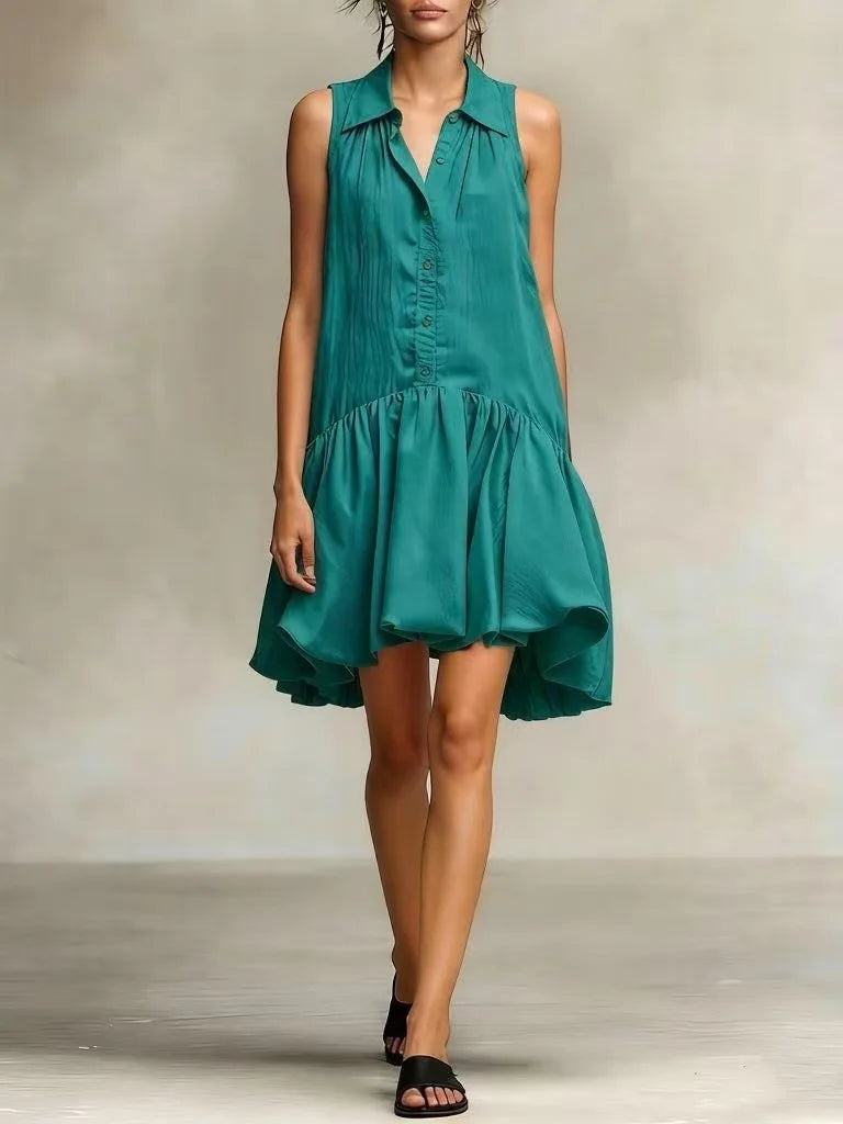 Jayden Breathable Shirt Mini Dress