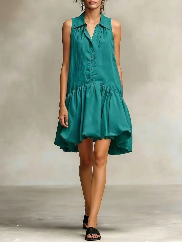 Jayden Breathable Shirt Mini Dress