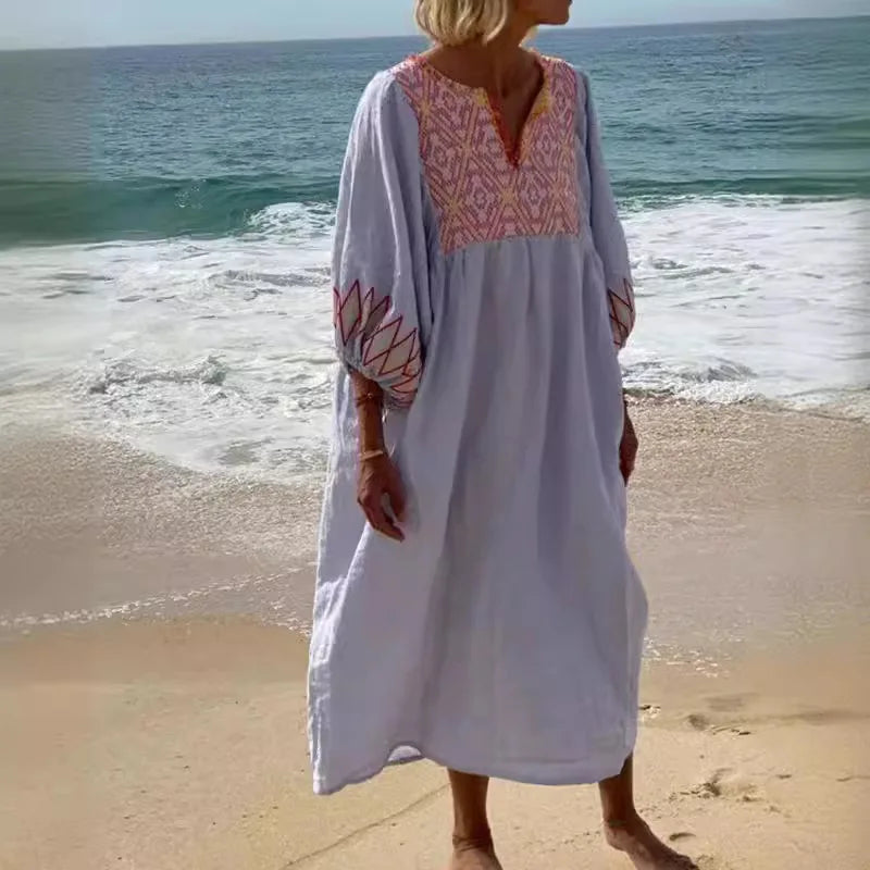 Solaria Boho Relaxed Maxi Dress