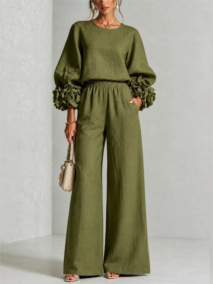 Marisette Floral Cuff Set