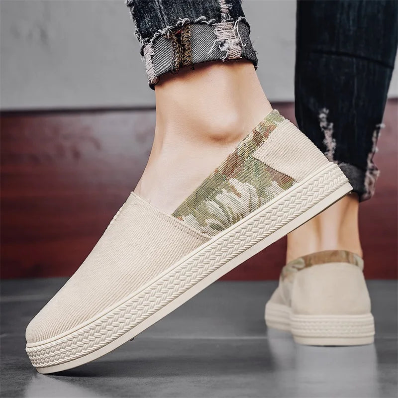 Larry Orthopedic Canvas Slip Ons