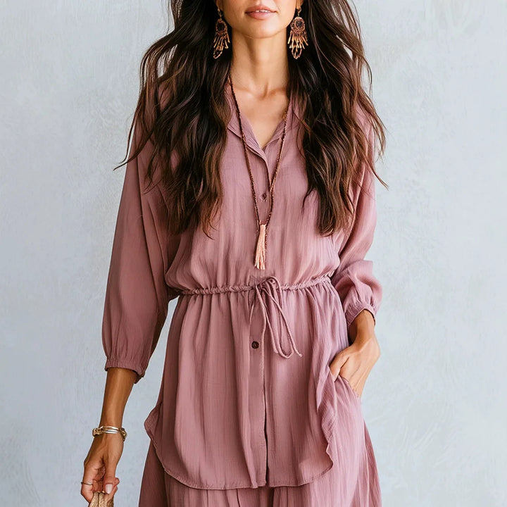 Rosaie Relaxed Comfort Skirt Set