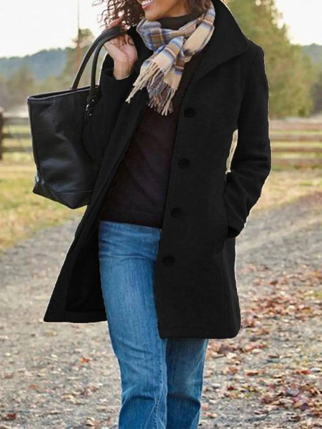 Noemi Single Breasted Coat