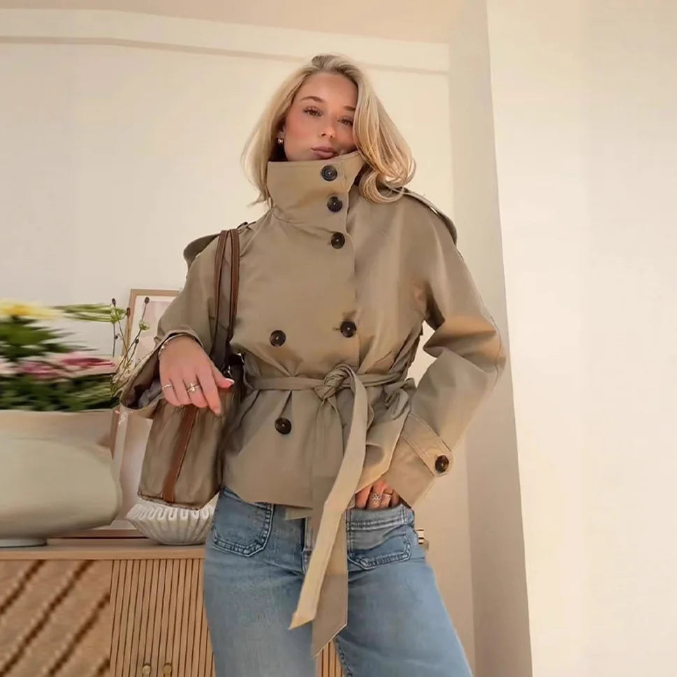 Solane Short Trench Jacket