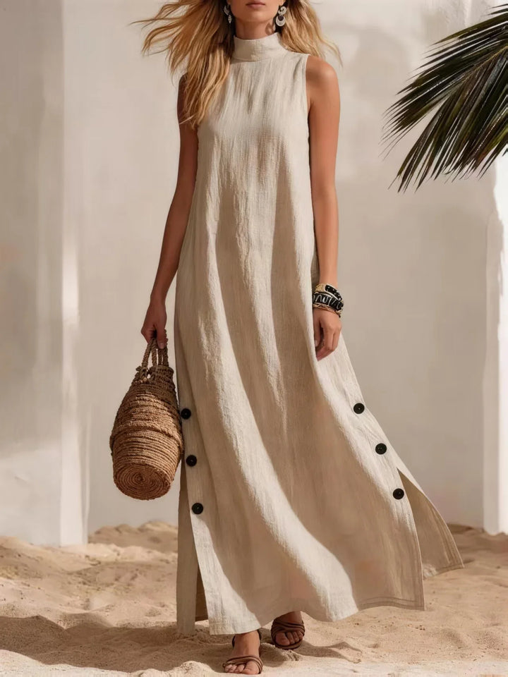 Isalina Flowing Beach Maxi Dress