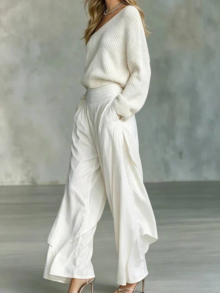 Marisol Off Shoulder Knit Set