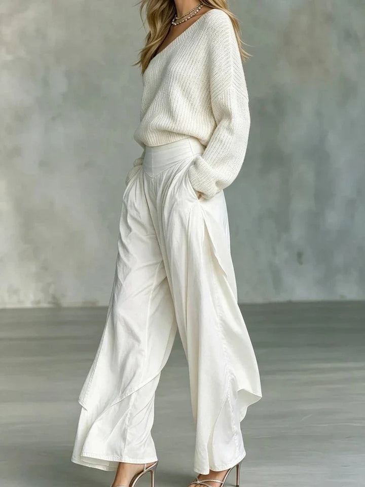 Marisol Off Shoulder Knit Set