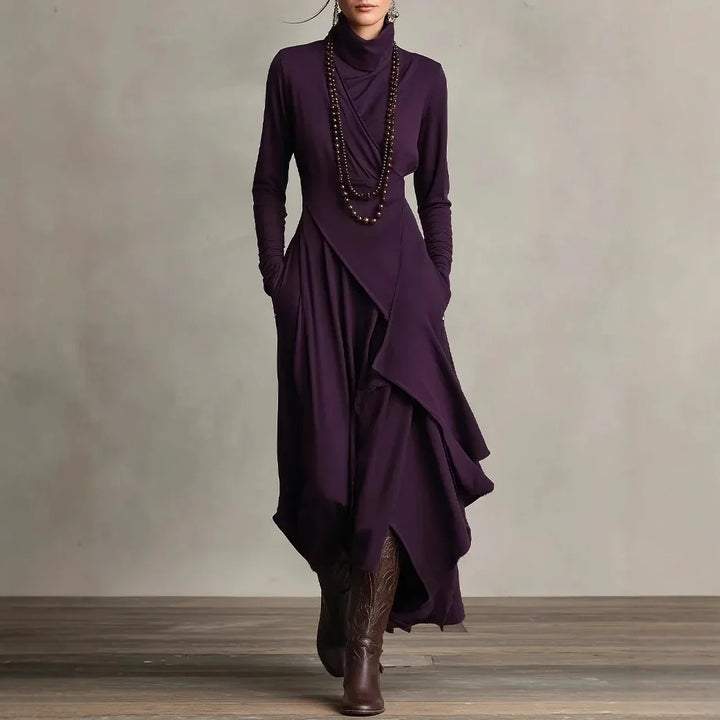 Jolene Draped Crossover Maxi Dress