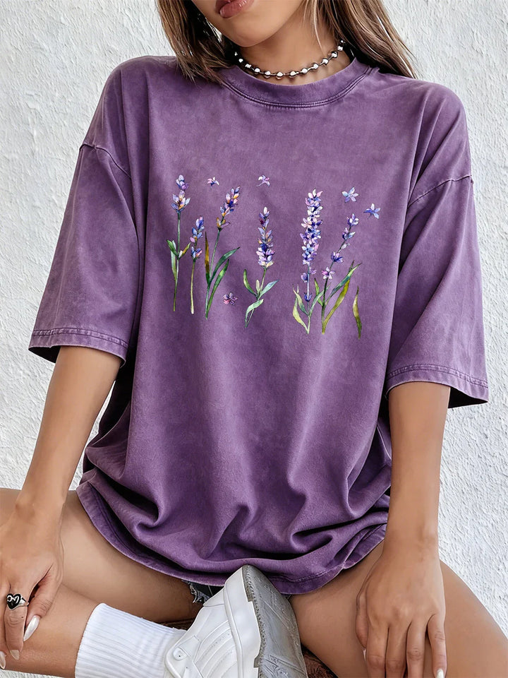 Keira Oversized Floral Tee