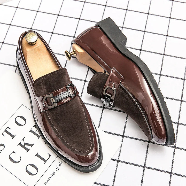 Ethan Metal Accent Casual Loafers
