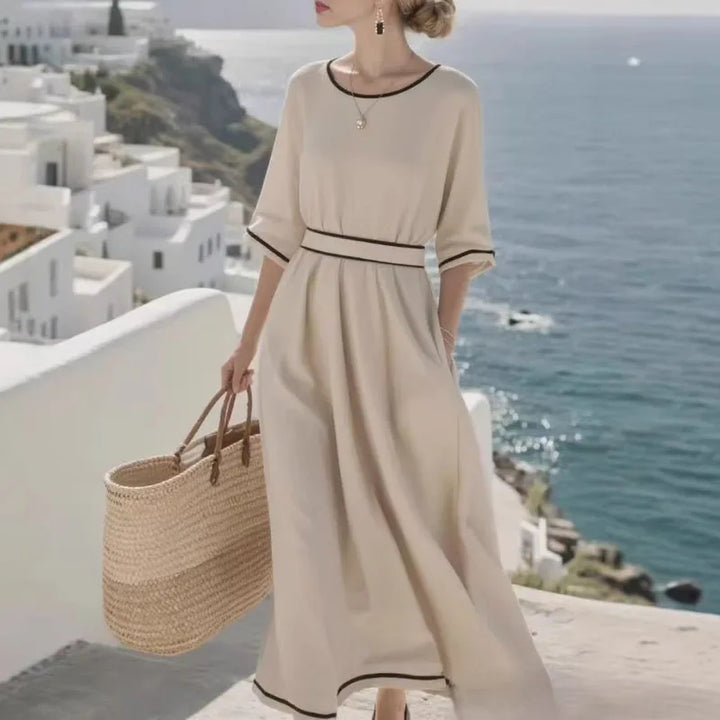 Jamie Contrast Trim Maxi Dress