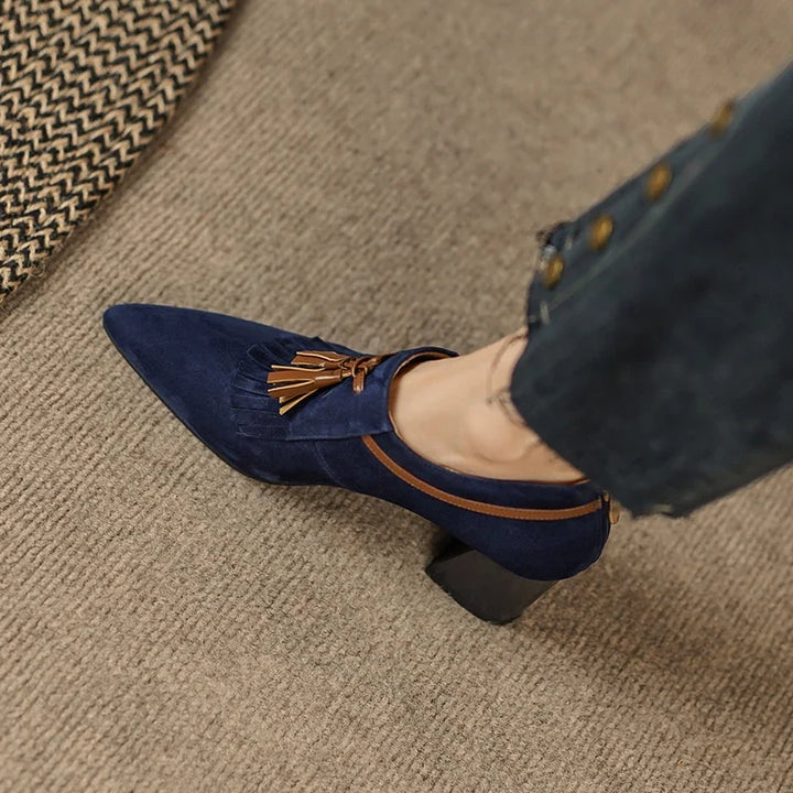 Amabel Fringe Tassel Pumps