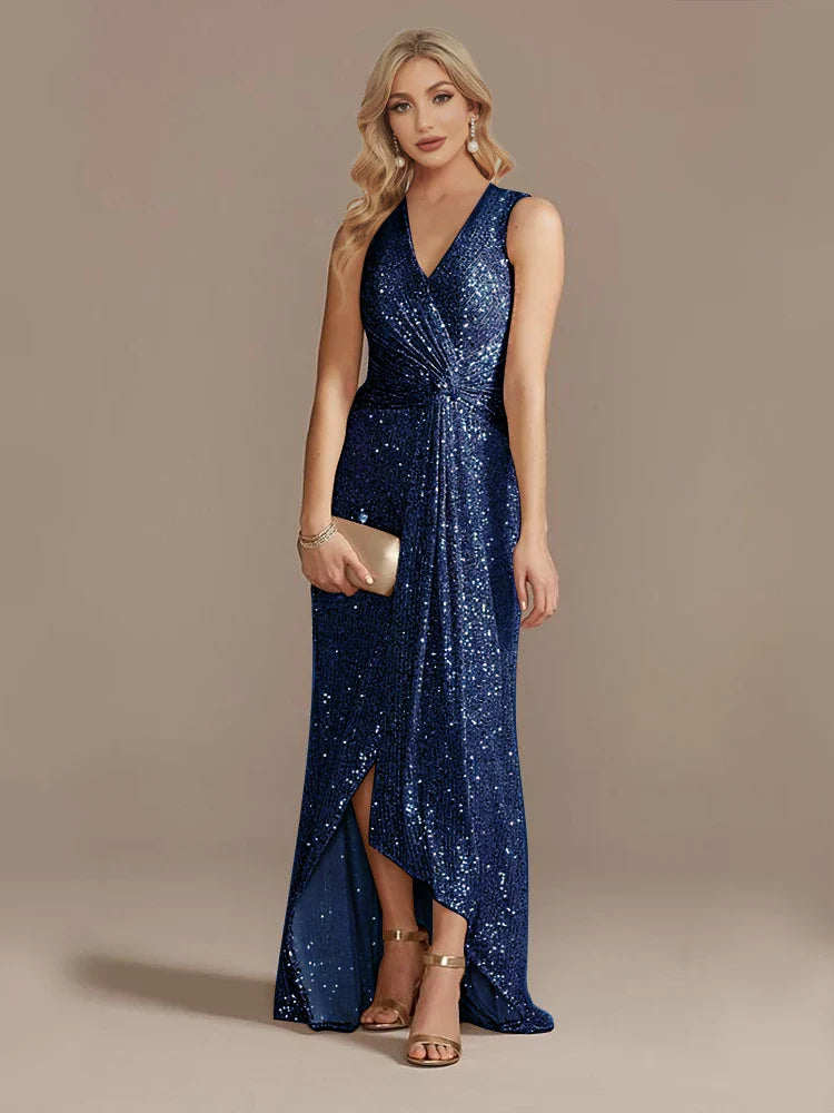 Mireya Sequin Evening Wedding Guest Dress