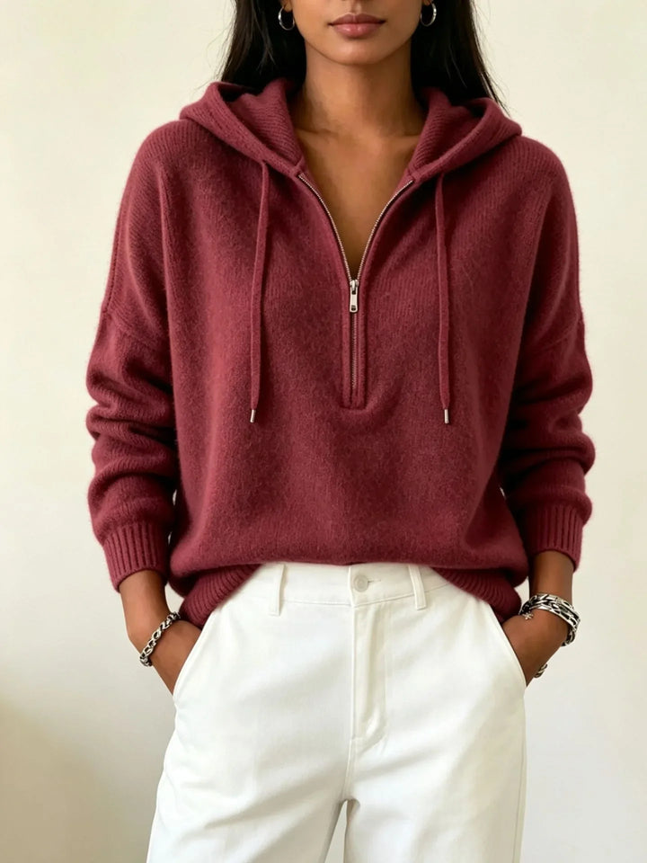 Sloane Ribbed Hood Sweater