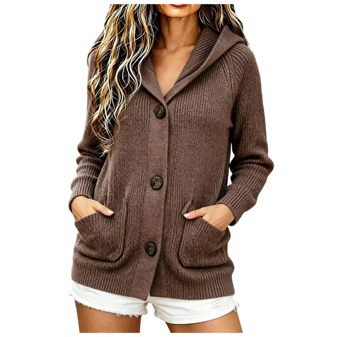 Fenrose Chunky Button Front Cardigan