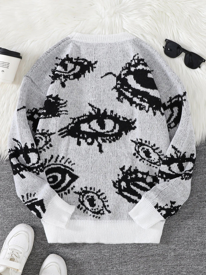 Holt Jacquard Crew Sweater