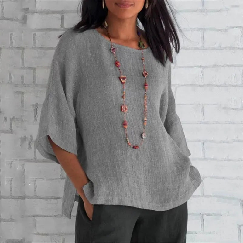 Eloise Relaxed Cotton Blouse
